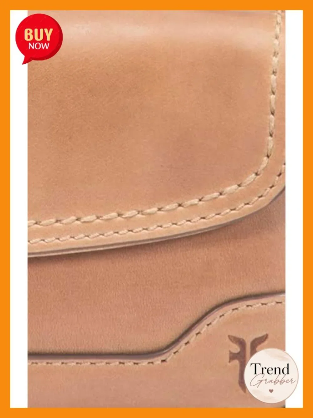 Leather Wristlet Crossbody with Zip Closure and Card Slots